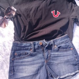 Jeans short shoes shirts